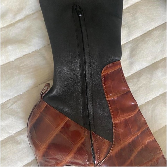 Louis Vuitton 2014 Runway Patent Leather Sock Boots - Picture 6 of 9